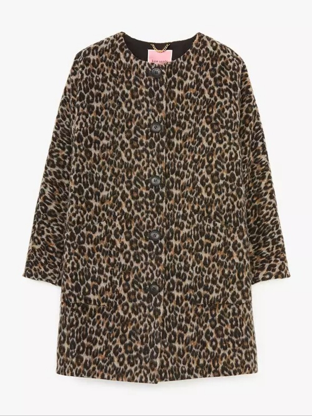 NWT Kate Spade Brushed Leopard Sugarcoat Topper